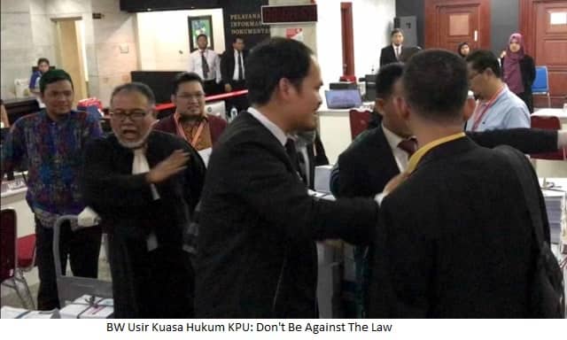 BW Usir Kuasa Hukum KPU: Don't Be Against The Law
