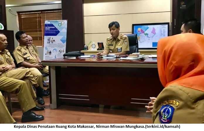 Kepala Dinas Penataan Ruang Kota Makassar, Nirman Miswan Mungkasa.(terkini.id/kamsah)