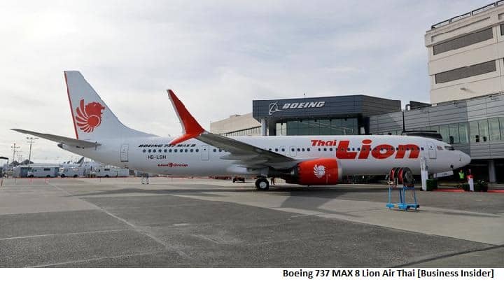 Boeing 737 MAX 8 Lion Air Thai [Business Insider]